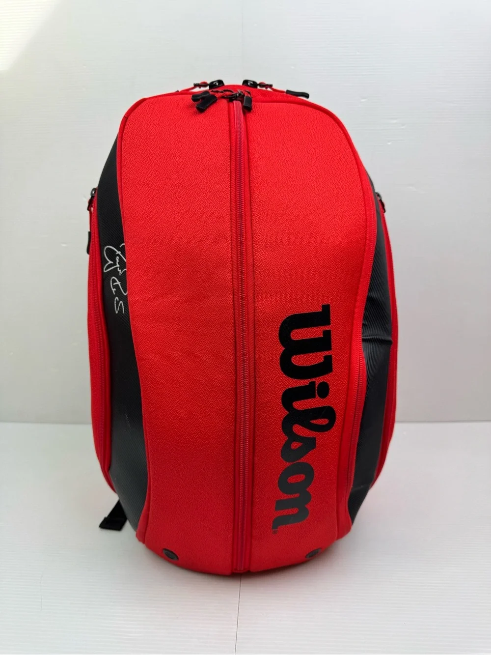 Wilson Roger Federer DNA Pro Tennis Backpack Red/Black Racquet Bag Sport Unisex - Picture 6 of 16